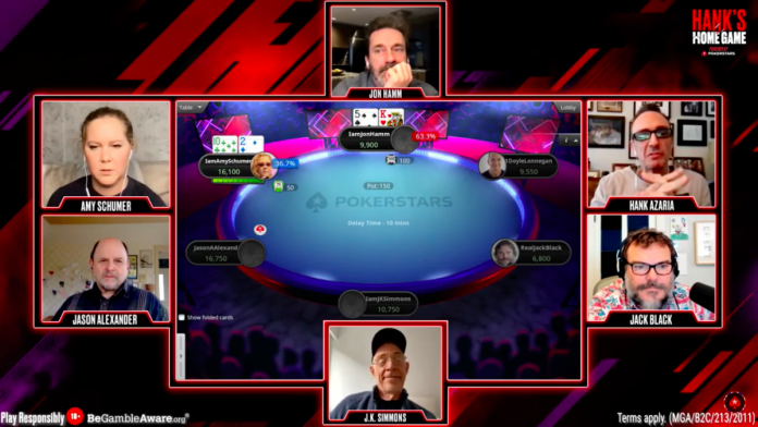 Jack Black faces off for charity in PokerStars’ Hank’s Home Game
