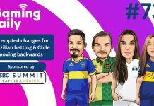 Attempted changes for Brazilian betting & Chile moving backwards