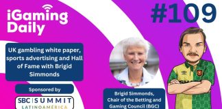 UK gambling white paper, sports advertising and Hall of Fame with Brigid Simmonds