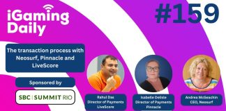 The transaction process with Neosurf, Pinnacle and LiveScore