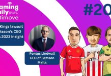 Ep 203: DraftKings lawsuit & Betsson’s CEO offers 2023 insight