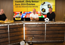 Betfair call up Alan Shearer for Euro 2024 Screenshot from Betfair's podcast. It features Alan Shearer and Alan McInally