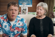 Paddy Power use familiar face for latest Euro 2024 advert Andy Milne and his wife sat on a sofa