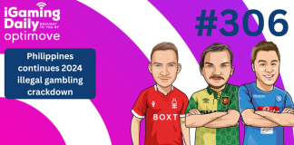 Ep 306: Philippines continue 2024 illegal gambling crackdown iGD thumbnail featuring Joe Streeter, James Ross and Conor Porter