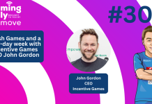 Ep 307: Crash Games and a four-day week with Incentive Games CEO John Gordon iGaming Daily thumbnail featuring John Gordon and Joe Streeter