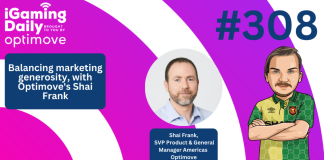 Ep 308: Balancing marketing generosity, with Optimove’s Shai Frank iGaming Daily thumbnail featuring Shai Frank and James Ross