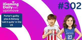 Ep 302: Porter’s guilty plea & Betway “call it quits” in the US iGaming Daily thumbnail featuring Jessica Welman and Charlie Horner