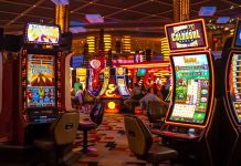 Brian Christopher partnership can expand BetMGM’s casino presence Shot inside casino showing slot machines