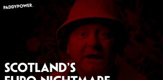 Paddy Power declare the “nightmare is over” for Scottish fans Thumbnail from Paddy Power advert