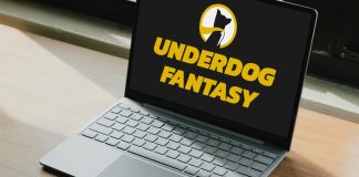 Underdog Fantasy bolsters football coverage with veteran NFL reporter Underdog Fantasy logo on a laptop screen