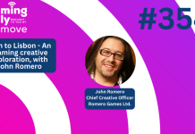Ep 354: Path to Lisbon – An iGaming creative exploration, with John Romero iGD thumbnail featuring John Romero