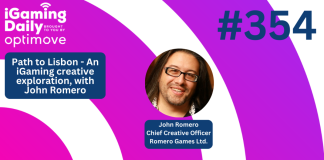 Ep 354: Path to Lisbon – An iGaming creative exploration, with John Romero iGD thumbnail featuring John Romero