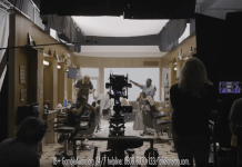 Behind-the-scenes of bet365’s ‘Breaking News’ ad campaign Screenshot from behind the scenes video from Drummond Central