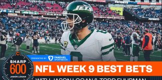 Six bets you need to make for NFL week nine
