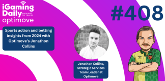 Ep 408: Sports action and betting insights from 2024 with Optimove’s Jonathan Collins iGaming Daily thumbnail