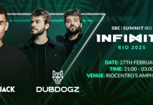 SBC Summit Rio to welcome EDM legend Afrojack as INFINITY headliner, supported by Brazil’s Dubdogz SBC Summit Rio banner