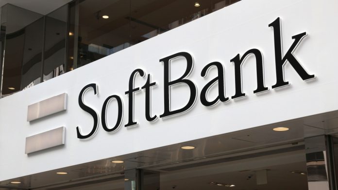 SoftBank logo on building